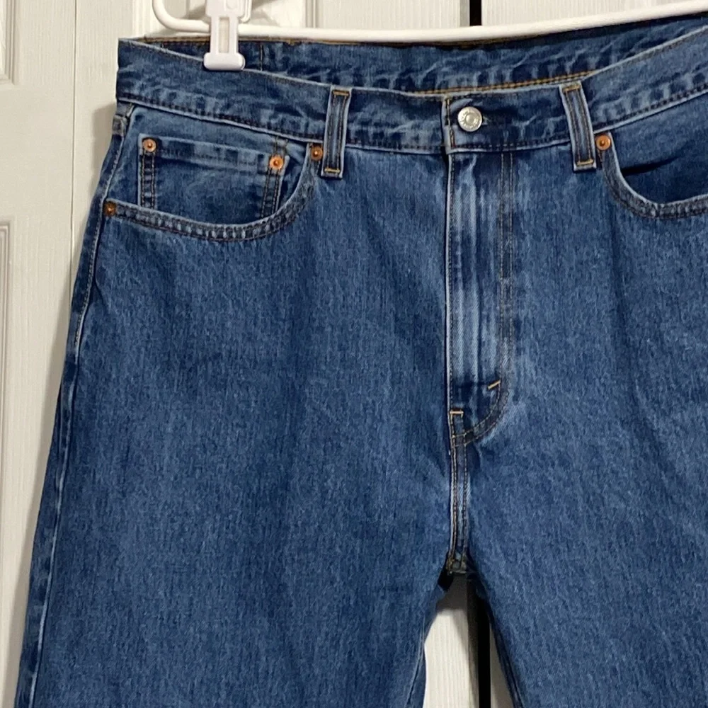 Levi's Mens Straight Blue Jeans 505 pants size 38 x 30